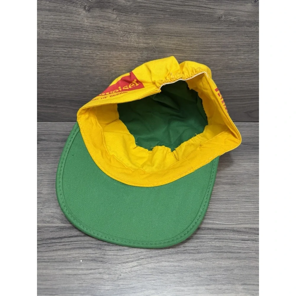 Seattle Sonics NBA Vintage Logo Painters Budweiser Collab Hat Elastic OSFM
